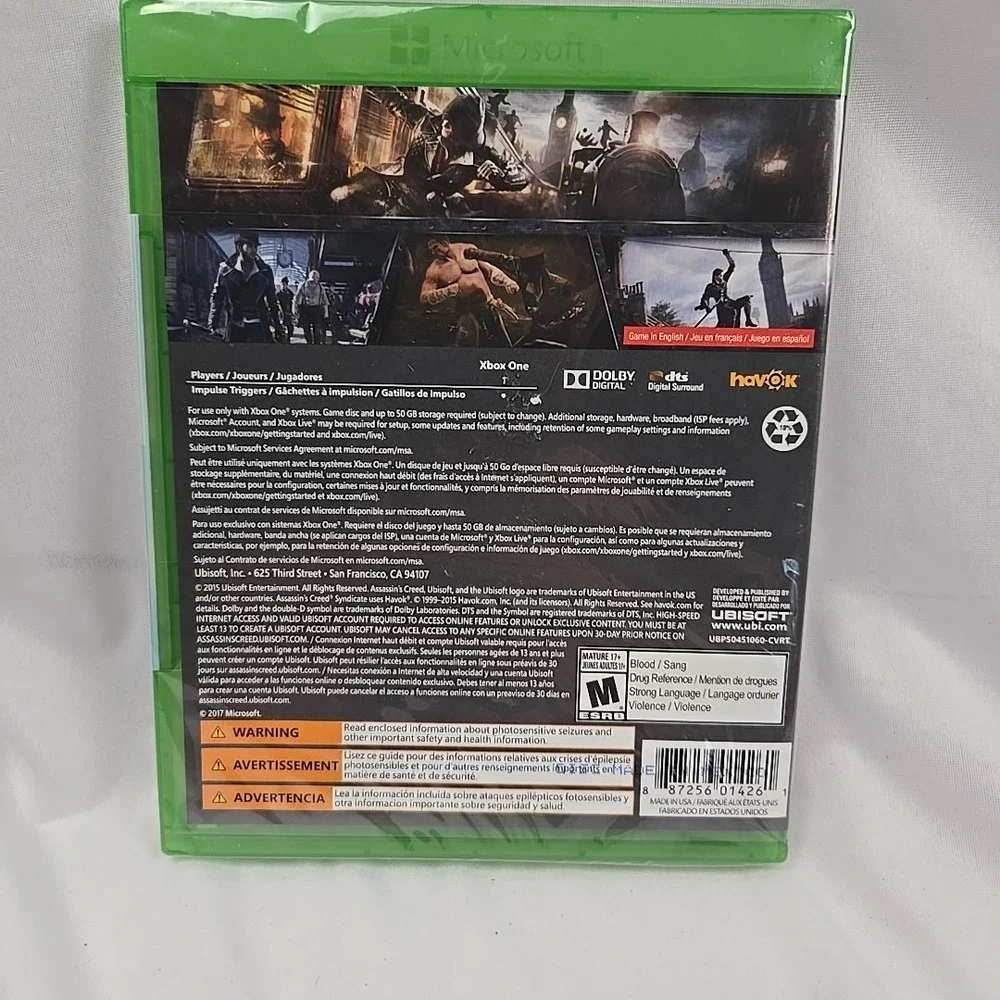 Assassin's Creed: Syndicate - Microsoft Xbox‎ One - NEW & SEALED
